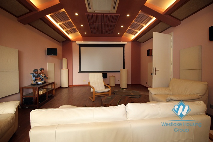 Stunning modern house for rent on Lac Long Quan in diplomat's neighborhood